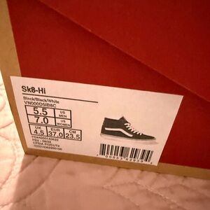 Vans Sk8-Hi Black White High-Tops